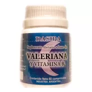 Valeriana + Vitamina B 6 X 60 Comprimidos. Dasipa
