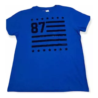 Camiseta Aeropostale Azul - Tam G (eua)