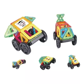 Set De Construcción Magneticos Didacticos Niños 