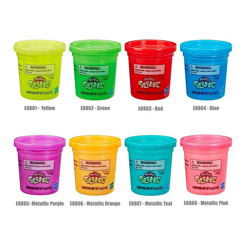 Slime Play Doh Bote Con 91gr Color Color Multicolor