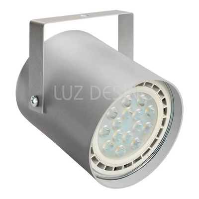 Riel 3 Metros Con Spot Cilindro Blanco Apto Led Ar111 220v