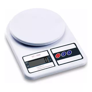 Balanza Digital 10kg Multiuso Presición Portatil Tara Hogar Capacidad Máxima 10 Kg Color Blanco