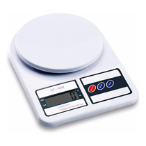 Balanza Digital 10kg Multiuso Presición Portatil Tara Hogar Capacidad Máxima 10 Kg Color Blanco