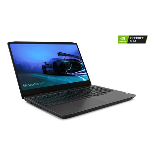 Ultrabook  gamer  Lenovo IdeaPad Gaming 81Y4001HUS shadow black 15", Intel Core i7 8GB de RAM 512GB SSD, NVIDIA GeForce GTX 1650 165 Hz 1920x1080px Windows 11 Home