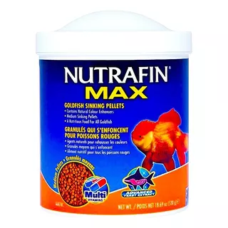 Nutrafin Max Granulos De Hundimiento Peces Goldfish 530 Gr.