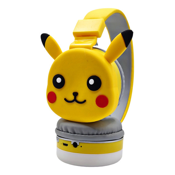 Audífonos Diadema Bluetooth Pokemon Pikac Inalámbrico