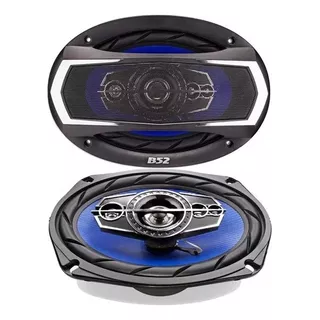 Parlantes B52 6x9 Wave 700 Watts 5 Vias Ideal Stereo Pioneer Color Azul