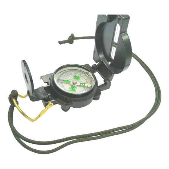 Brujula Lensatic Militar Fosforescen Metalica Dial Flotant