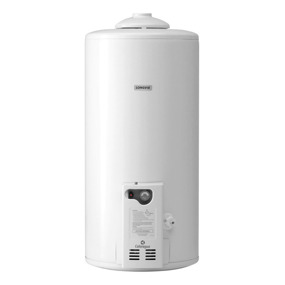 Termotanque A Gas Longvie 75 Litros De Colgar T3075cf Color Blanco