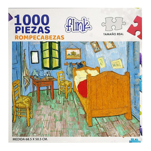 Rompecabezas Flink Van Gogh, La Habitación de Arlés de 1000 piezas
