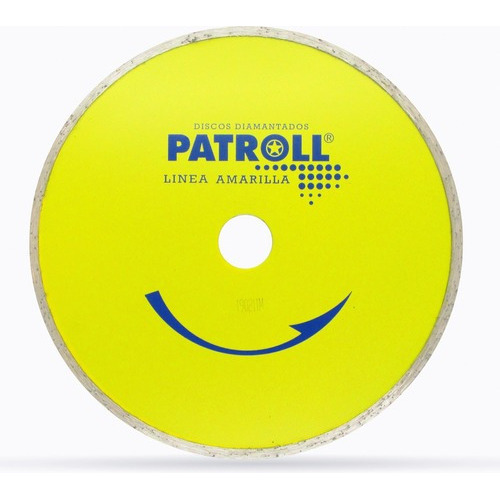 Disco Diamantado Continuo 180mm Patroll Linea Amarilla Pyc-7 Color Amarillo