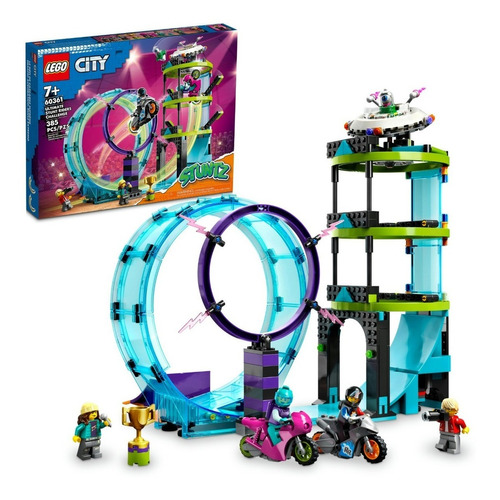 Kit Lego City Desafío Acrobático Rizo Extremo 60361 385 Piezas 3+