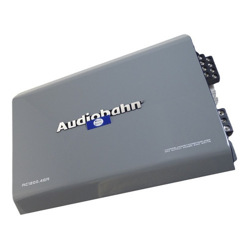 Audiobahn Max Power  AC1200.4  Amplificador Fuente 2400 W  Gris 