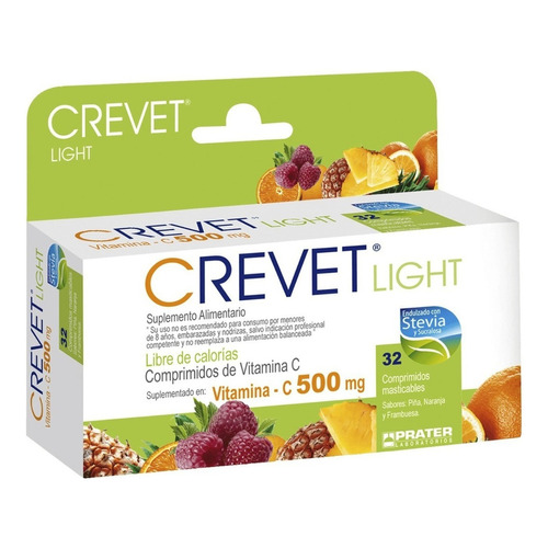 Crevet Light 500 Mg. 32 Comprimidos