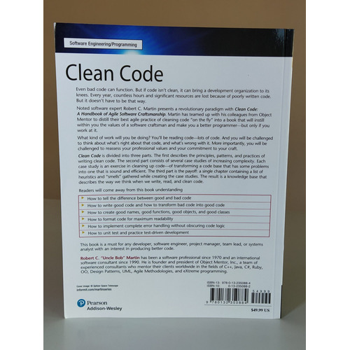 Clean Code / Robert Martin