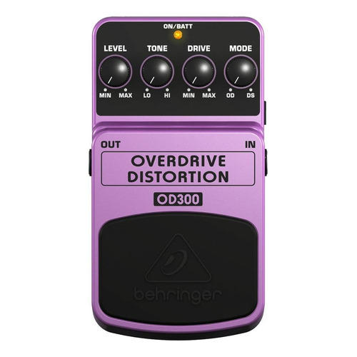 Pedal de efecto Behringer OverDrive/Distortion OD300  lila