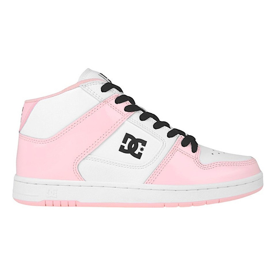 Tenis De Mujer Dc Shoes Manteca Mid Urbano Rosa