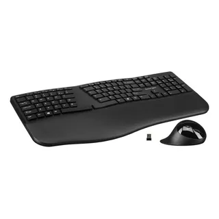 Combo Teclado/mouse Pro Fit Ergo Inalambrico - Kensington Color Del Teclado Negro