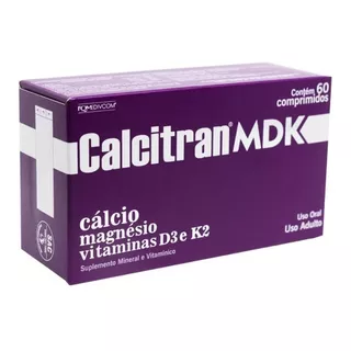 Suplemento Em Cápsulas Farmoquímica Calcitran Mdk Vitaminas Em Caixa 60 Un