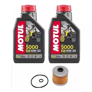 Kit Troca Óleo 2l Motul5000 10w30+ Filtro Honda Cb300 Xre300