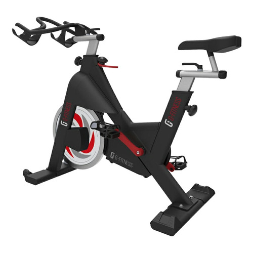 Bicicleta fija G-Fitness TZ-7020 para spinning color negro