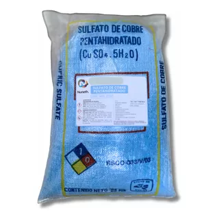 Sulfato De Cobre Pentahidratado Fungicida Piscinas 25 Kg
