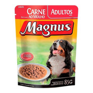 Alimento Para Cães Sache Magnus Carne Ao Molho Adulto 85g