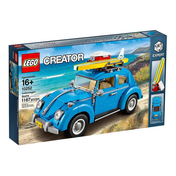 Volkswagen Beetle Bloques De Lego 1167 Piezas Febo