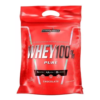 Whey 100% Pure  Integralmédica Sabor Chocolate Sachê De 907g