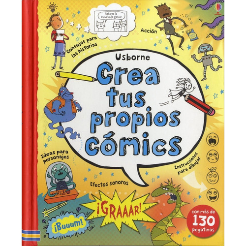 Crea Tus Propios Comics (con Mas De 130 Pegatinas) (cartone)