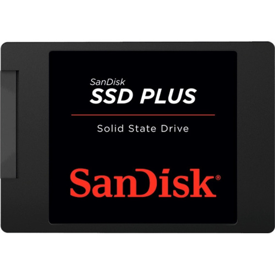 SSD Sandisk Plus G26 Sata3 HD de 480 GB a 535 MB/s