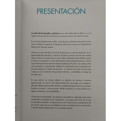 Libro Lo Mejor De Los Pescados Y Mariscos En México 