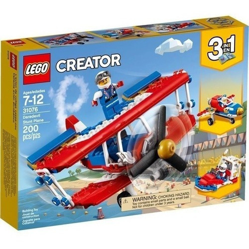 Lego 31076 Creator Daredevil Stunt Plane Valiente Avion Acro