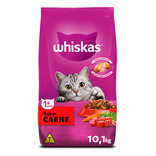 Alimento Whiskas Adultos Whiskas Gatos  para gato adulto sabor carne en bolsa de 10 kg