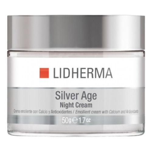 Silver Age Night Cream Lidherma 50g Tipo de piel Mixta