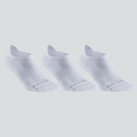 3 Pares De Calcetines Tenis Cortos Rs500 Blanco Artengo