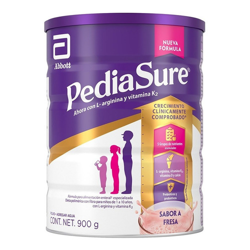 Pediasure Fresa En Polvo Alimentación Especializada 900g 1+