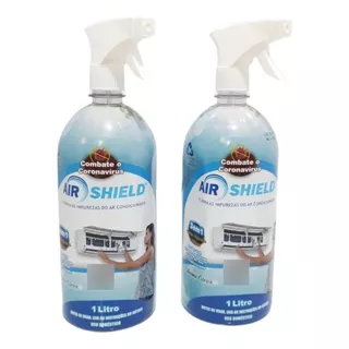 2 Produto Limpeza Ar Condicionado Air Shield Bactericida