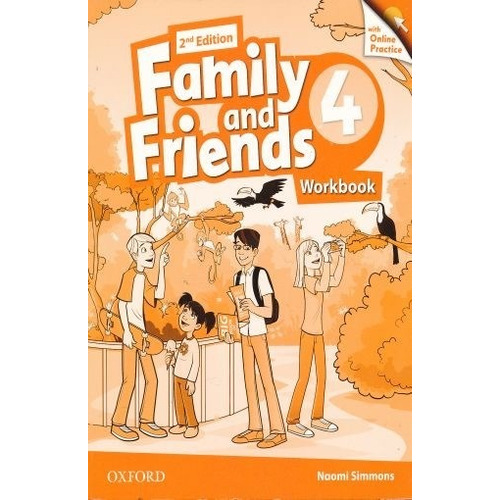 Family & Friends 4 Woorbook & Online Practice Pk - M
