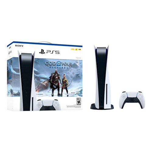 Sony Playstation 5 825gb God Of War Ragnarok Bundle Color Blanco/Negro