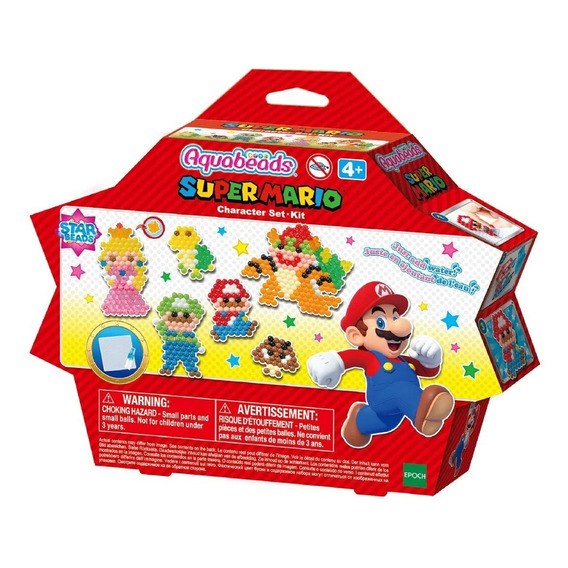 Aquabeads Super Mario Set 31946 +4 Niños Juguete Febo