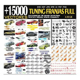 Pack Vectores Tuning Franjas Calcomanias Para Carro Motos