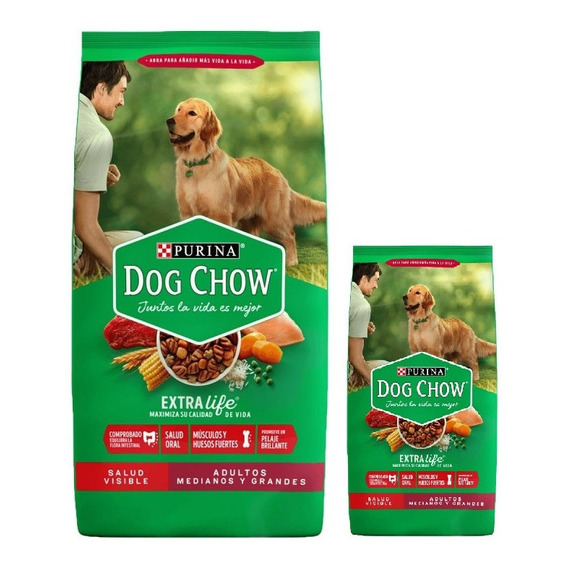 Comida Perro Dog Chow Adulto 21+3kg + Regalo + Envio