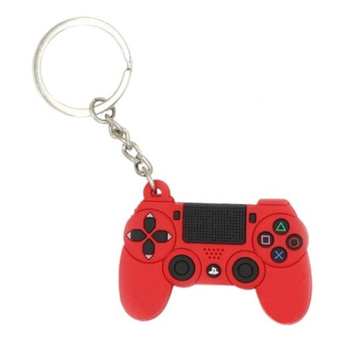 Llavero de silicona para juegos Ps5 Ps5 (miniatura), color rojo Ps4