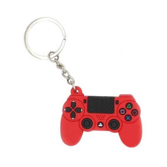 Llavero de silicona para juegos Ps5 Ps5 (miniatura), color rojo Ps4