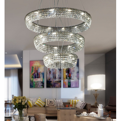 Araña Cairel Colgante Patagonia 8524 Led  Rd Cristal