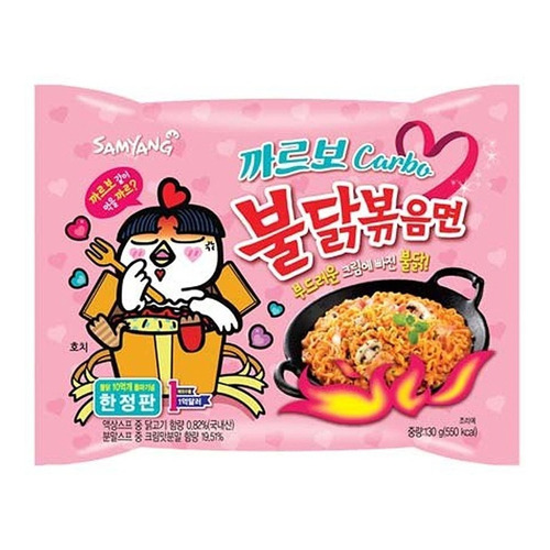 Ramen coreano Samyang Buldak carbonara 130g 1 pieza	