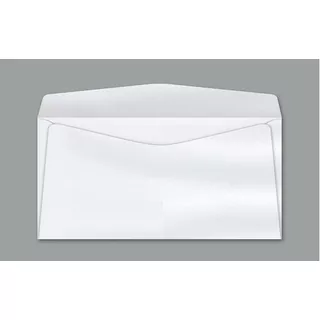Envelope Ofício 114x229mm Branco S/rpc 75g Cx C/1000 Unid Cor Branco