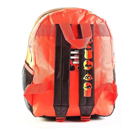 Mochila Espalda Los Increibles 2 - 12 PLG Wabro - Art. 62320 Color Rojo