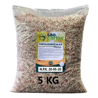 Adubo Fertilizante Npk 20-05-20 | 5kg Granulado - Uso Geral